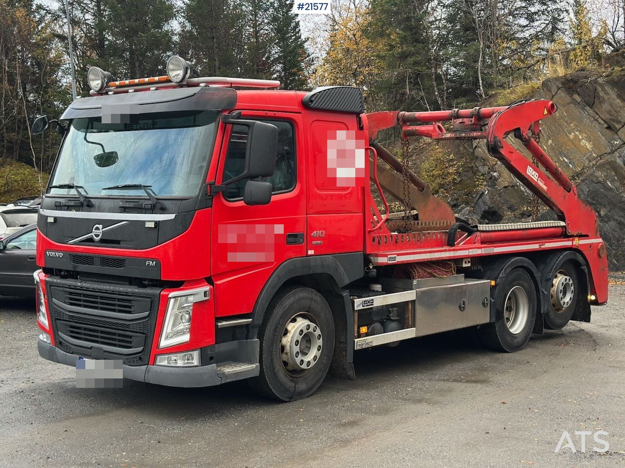 Volvo FM410 - Camión portacontenedor de cadenas: foto 1 Volvo FM410 - Camión portacontenedor de cadenas: foto 1