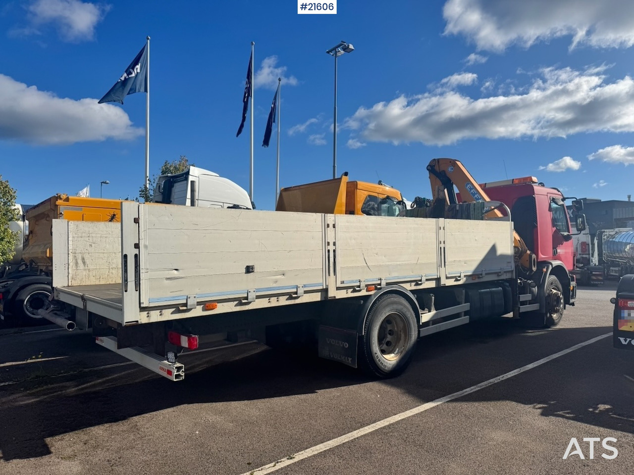 Volvo Volvo FE320 4x2 Kranbil m/ Effer 145 Kran - Camión grúa: foto 4 Volvo Volvo FE320 4x2 Kranbil m/ Effer 145 Kran - Camión grúa: foto 4