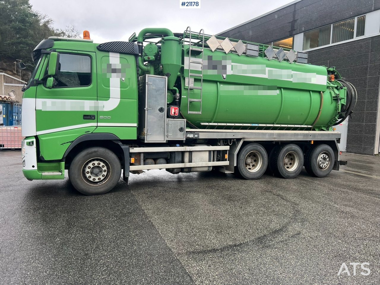 Leasing de Volvo fh500 8x4 Slamsuger m/ 2010 Inter consult påbygg Volvo fh500 8x4 Slamsuger m/ 2010 Inter consult påbygg: foto 8