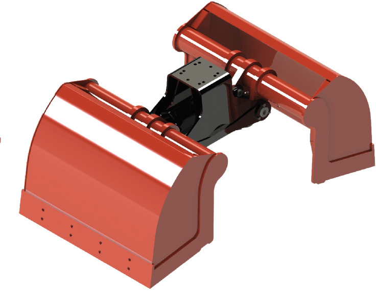 Clamshell bucket with sidewalls BV-L 320 - Cuchara de mordazas para Grúa para camión: foto 1 Clamshell bucket with sidewalls BV-L 320 - Cuchara de mordazas para Grúa para camión: foto 1