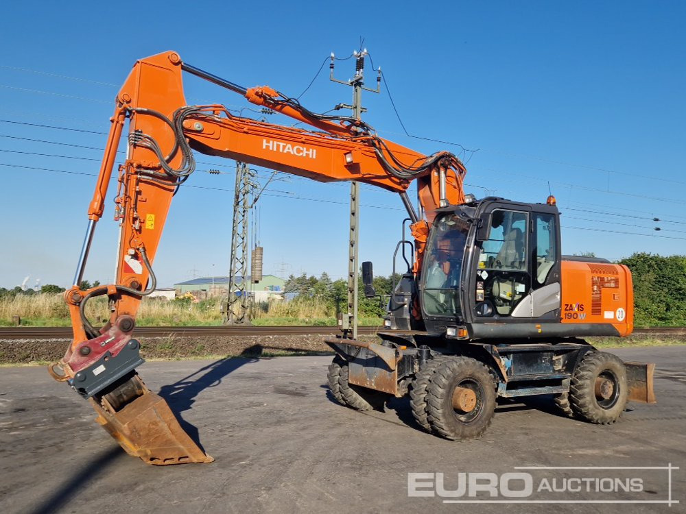 2015 Hitachi ZX190W-5B - Excavadora de ruedas: foto 1 2015 Hitachi ZX190W-5B - Excavadora de ruedas: foto 1
