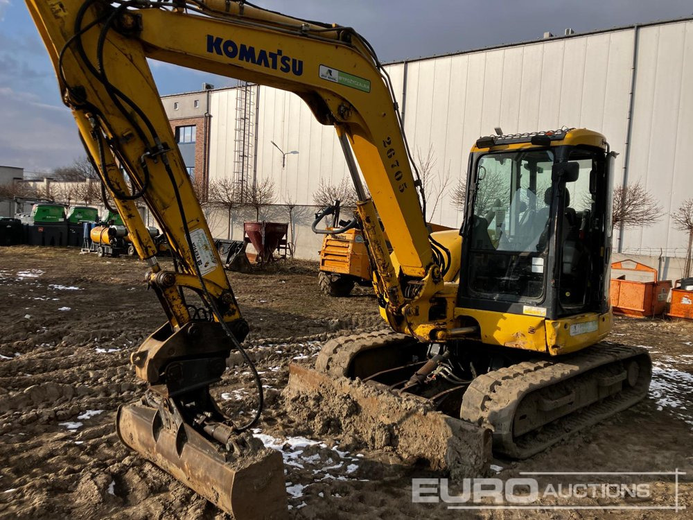 2015 Komatsu PC80MR-3 - Miniexcavadora: foto 1 2015 Komatsu PC80MR-3 - Miniexcavadora: foto 1