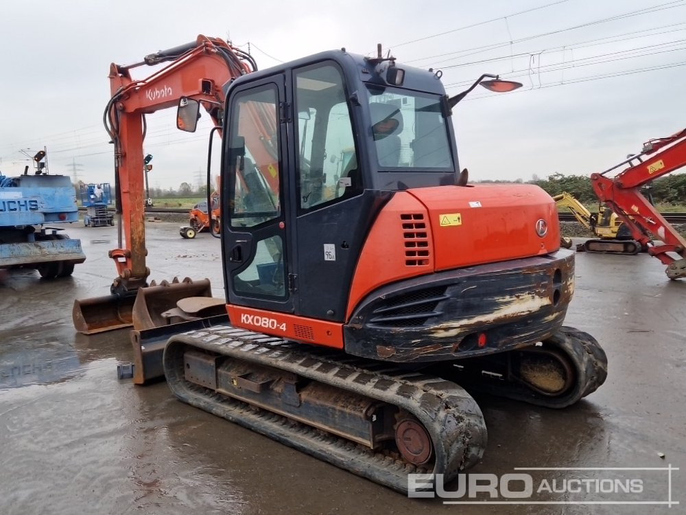 2015 Kubota KX080-4 - Miniexcavadora: foto 3 2015 Kubota KX080-4 - Miniexcavadora: foto 3