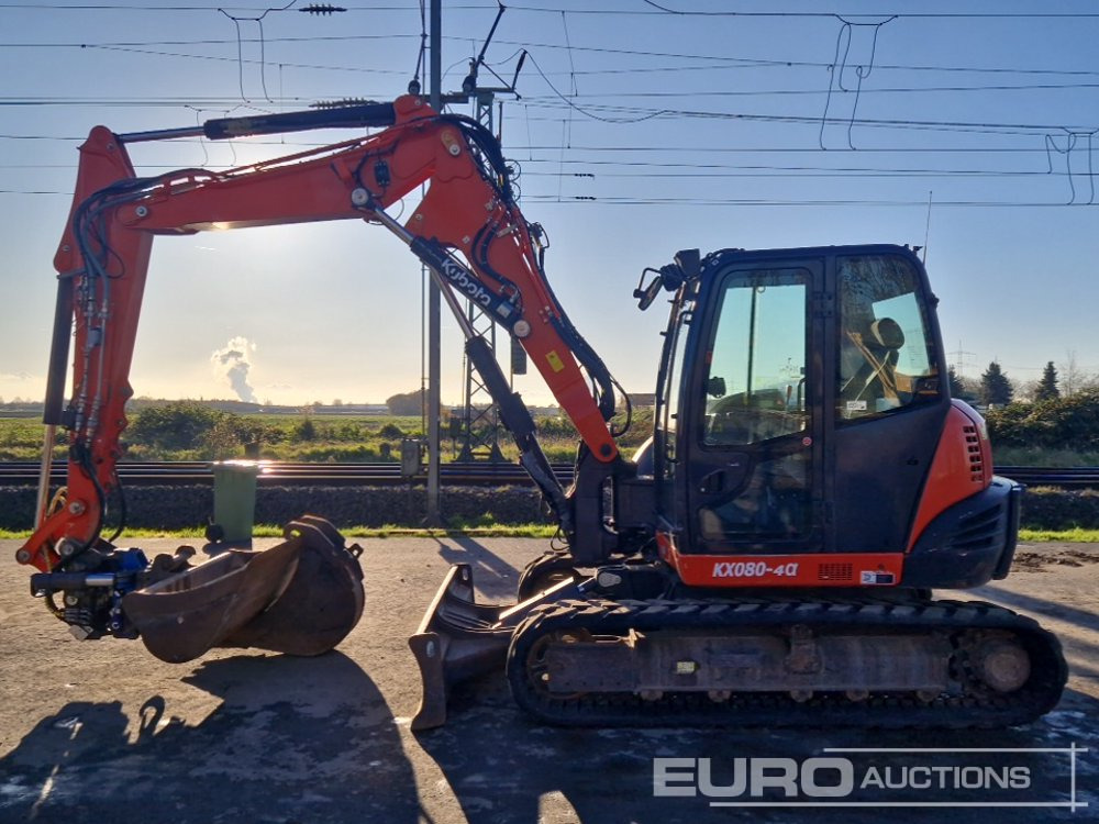 2016 Kubota KX080-4 - Miniexcavadora: foto 2 2016 Kubota KX080-4 - Miniexcavadora: foto 2