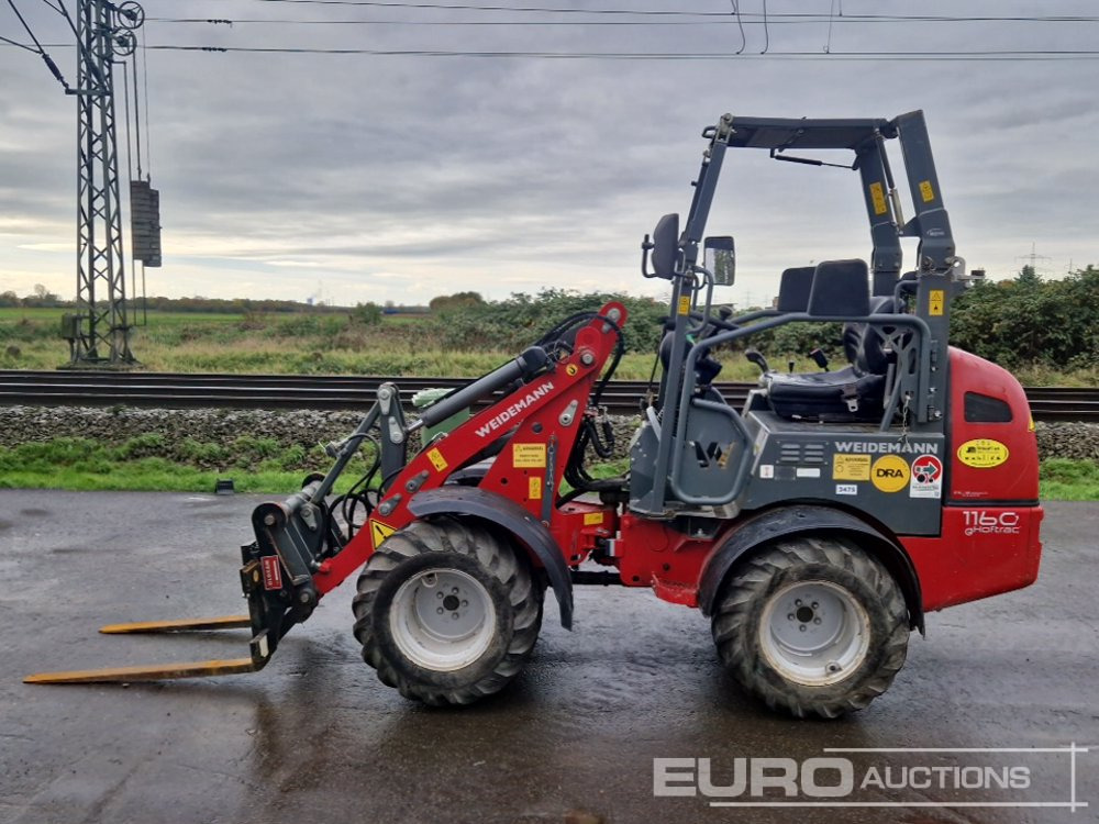 2017 Weidemann 1160 - Cargadora de ruedas: foto 2 2017 Weidemann 1160 - Cargadora de ruedas: foto 2