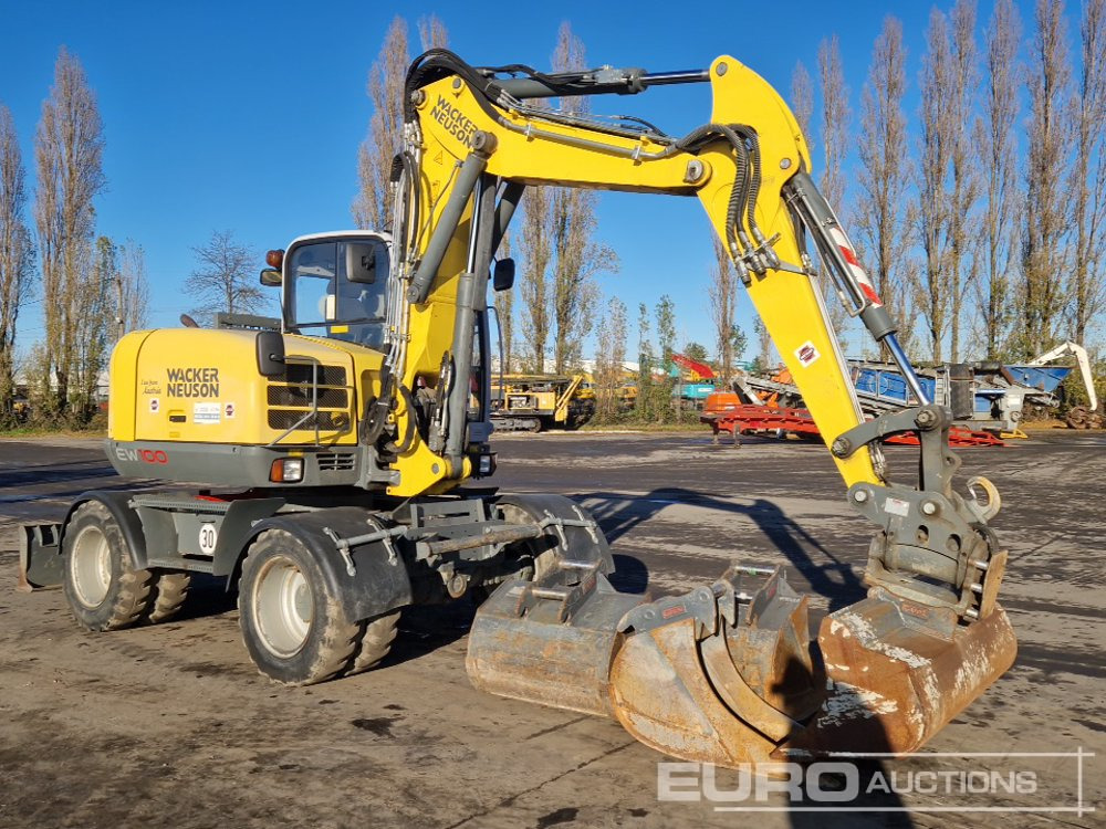 Excavadora de ruedas 2018 Wacker Neuson EW100: foto 7