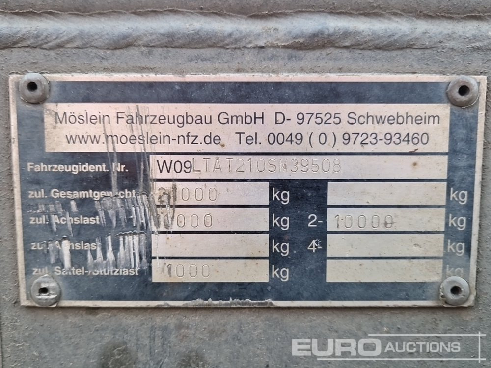 Semirremolque góndola rebajadas 2020 Moeslein TTA 21T Twin Axle Low Loader Trailer, Loading Ramps: foto 21