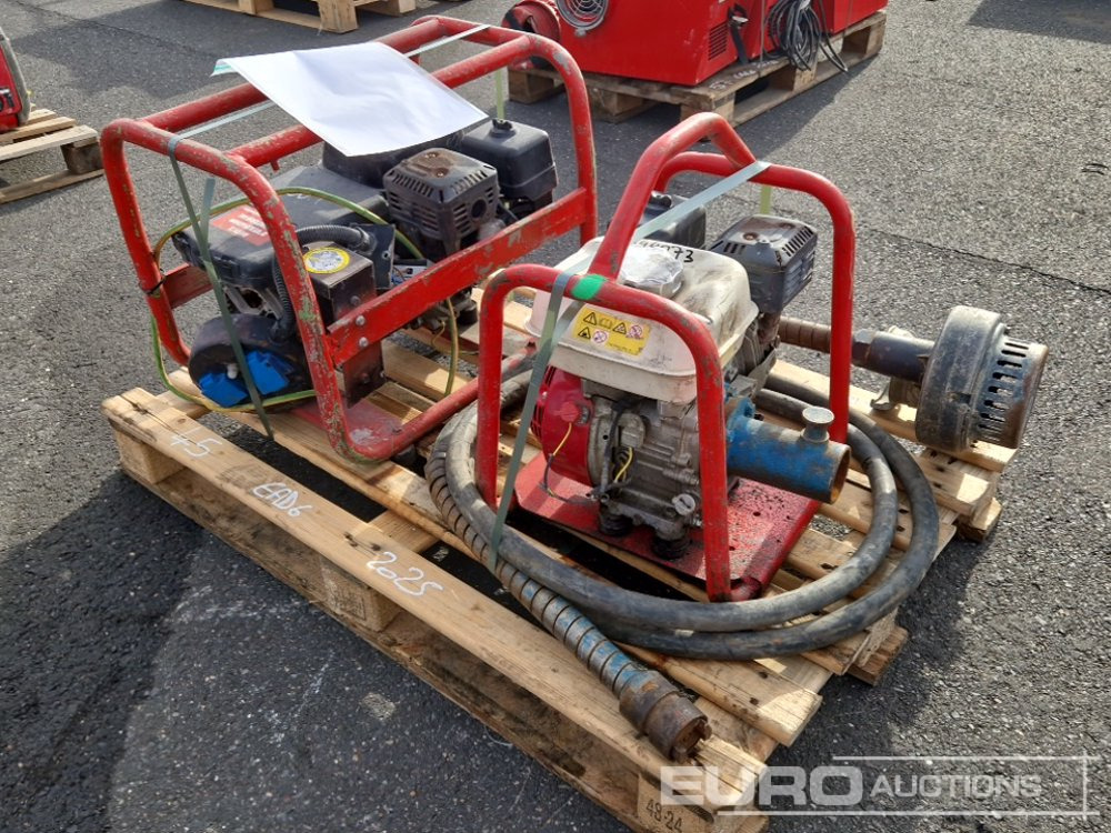 Generator + Petrol Drive Unit / Water Pump - Generador industriale: foto 1 Generator + Petrol Drive Unit / Water Pump - Generador industriale: foto 1