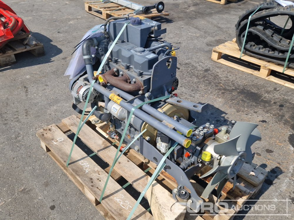 Kubota Engine with Hydraulic Pump to suit Hamm HD10VV - Motor: foto 4 Kubota Engine with Hydraulic Pump to suit Hamm HD10VV - Motor: foto 4