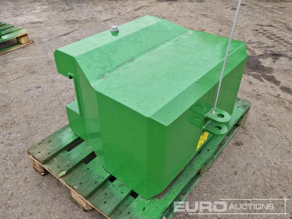 Unused 2025 John Deere 600kg Front Weights to suit John Deere Tractors, Metal Case with Towing Eye (Green) - Maquinaria agrícola: foto 4 Unused 2025 John Deere 600kg Front Weights to suit John Deere Tractors, Metal Case with Towing Eye (Green) - Maquinaria agrícola: foto 4