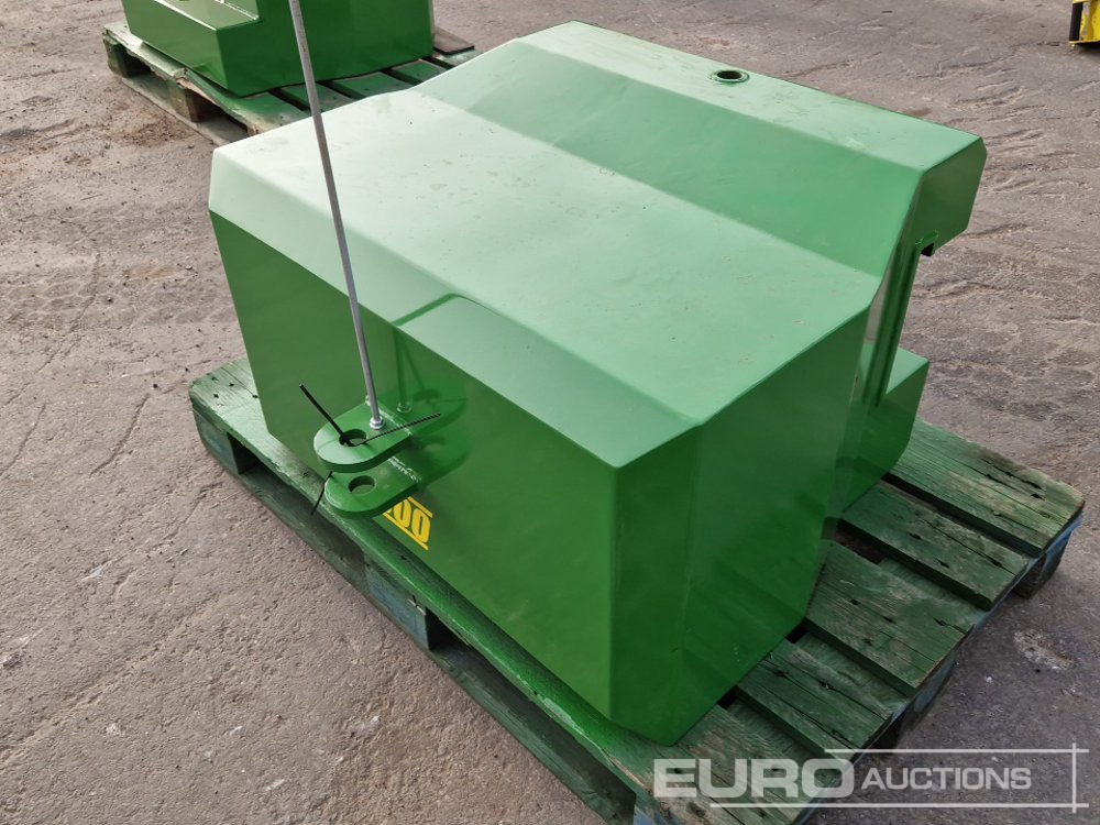 Unused 2025 John Deere 600kg Front Weights to suit John Deere Tractors, Metal Case with Towing Eye (Green) - Maquinaria agrícola: foto 3 Unused 2025 John Deere 600kg Front Weights to suit John Deere Tractors, Metal Case with Towing Eye (Green) - Maquinaria agrícola: foto 3