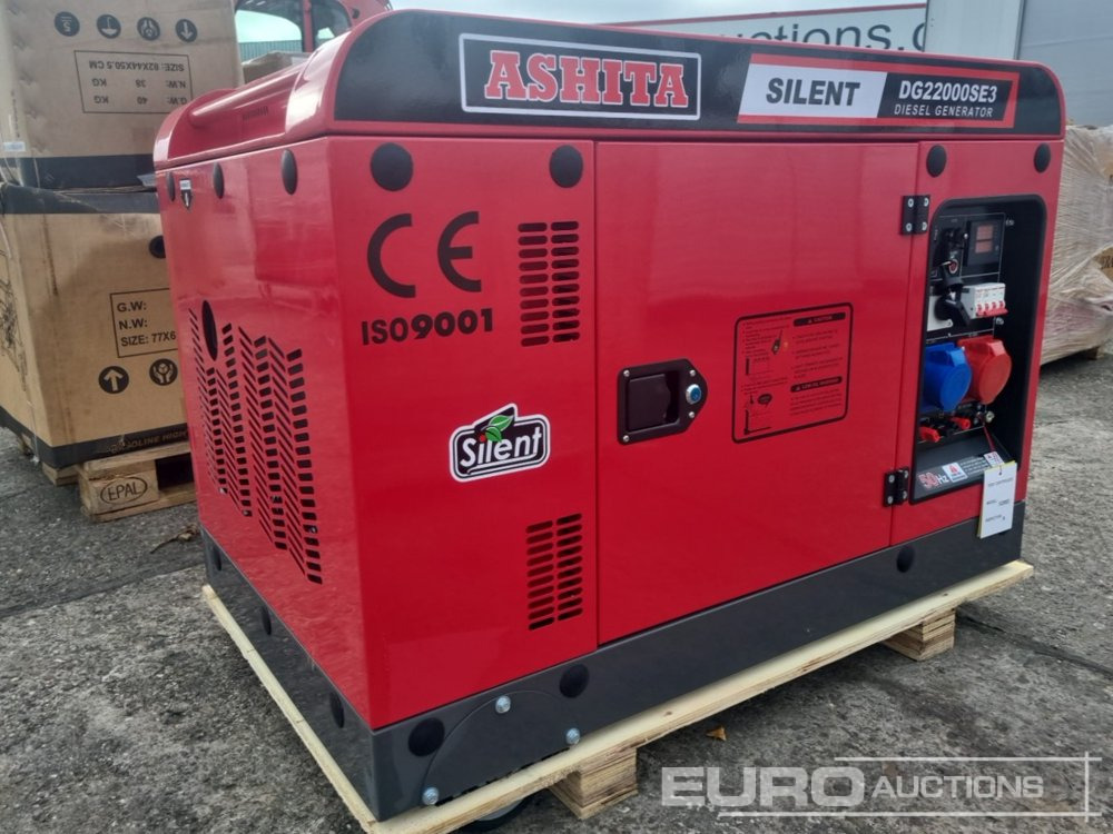 Unused Ashita Power DG22000SE3 - Generador industriale: foto 1 Unused Ashita Power DG22000SE3 - Generador industriale: foto 1