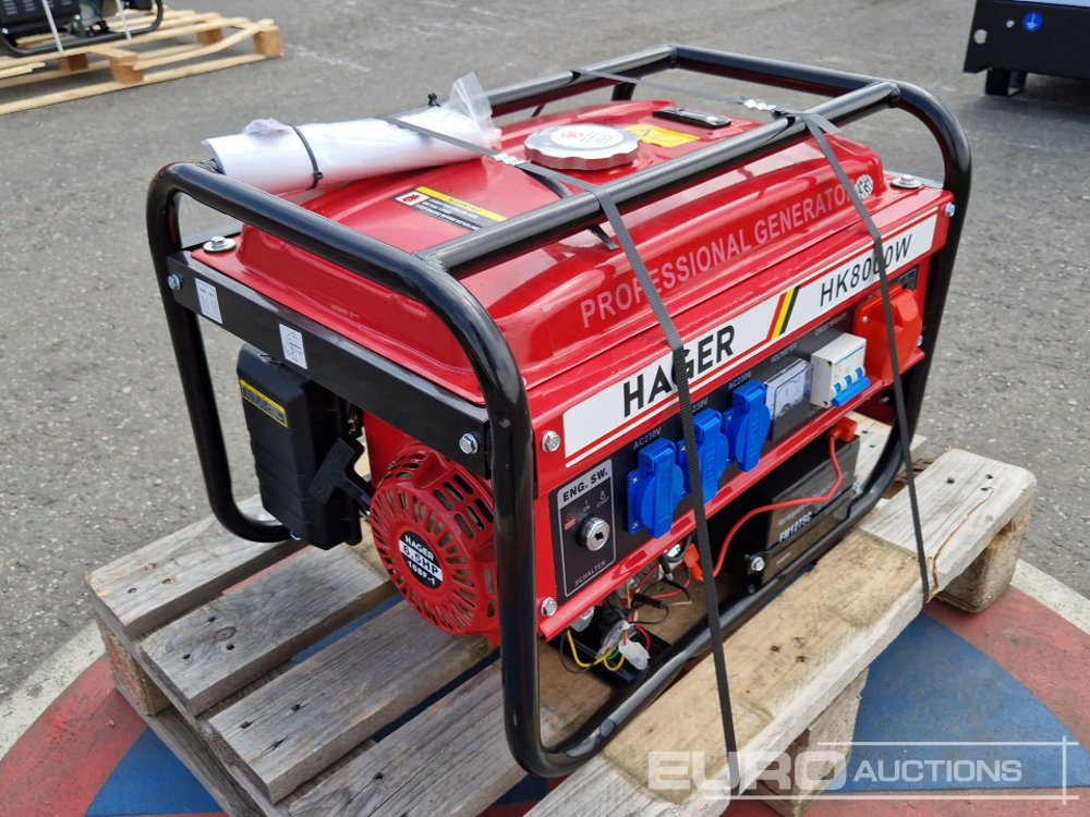 Unused Hager HK8000W - Generador industriale: foto 4 Unused Hager HK8000W - Generador industriale: foto 4