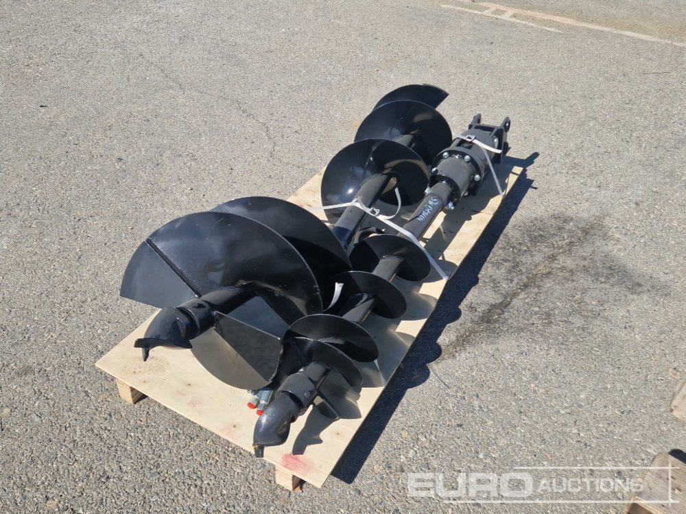 Unused 2025 Captok Auger, Qty (3 of) Auger 8", With 12"/16" Auger Rod to suit 1-2 Ton Excavator - Taladro para tierra: foto 4 Unused 2025 Captok Auger, Qty (3 of) Auger 8", With 12"/16" Auger Rod to suit 1-2 Ton Excavator - Taladro para tierra: foto 4