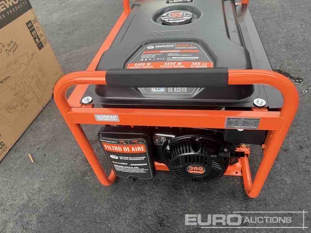Generador industriale Unused Daewoo GD6500E-S: foto 8