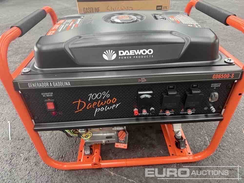 Generador industriale Unused Daewoo GD6500E-S: foto 9