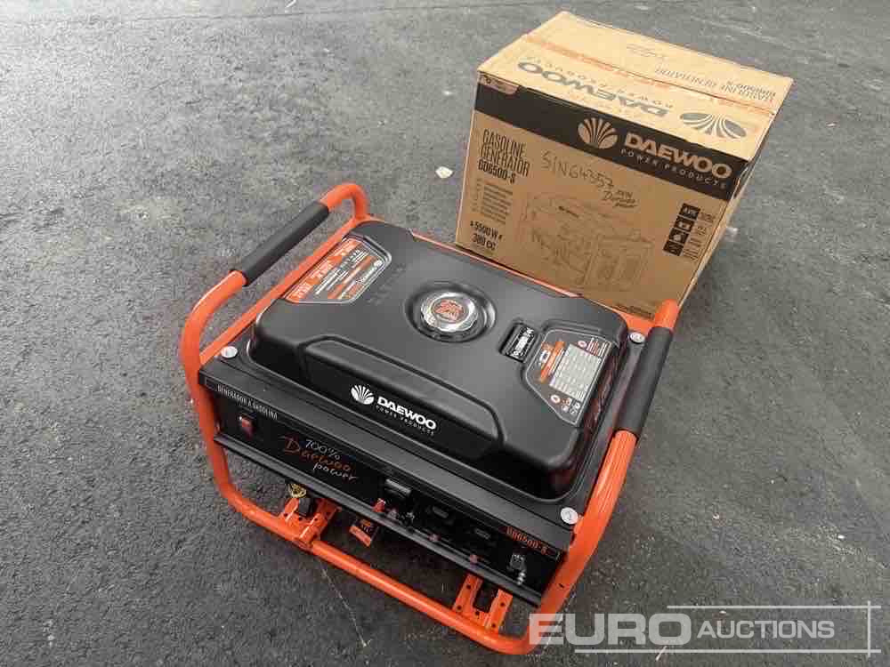 Unused Daewoo GD6500E-S - Generador industriale: foto 1 Unused Daewoo GD6500E-S - Generador industriale: foto 1