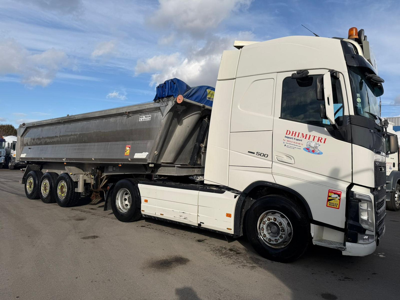 Ensemble tracteur + semi benne arrière DL-666-MB - Cabeza tractora, Semirremolque volquete: foto 3 Ensemble tracteur + semi benne arrière DL-666-MB - Cabeza tractora, Semirremolque volquete: foto 3