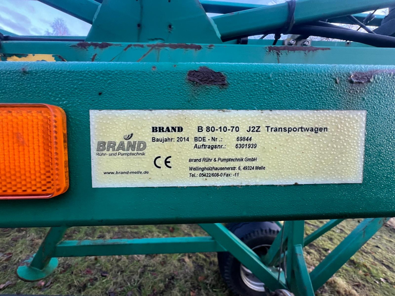 Brand Brand B80-10-70 SV - Esparcidor de fertilizantes: foto 4 Brand Brand B80-10-70 SV - Esparcidor de fertilizantes: foto 4