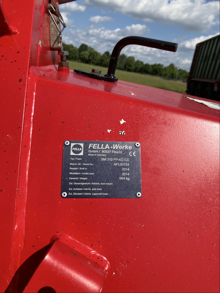 Fella SM 991 TL-KCB - Segadora: foto 2 Fella SM 991 TL-KCB - Segadora: foto 2