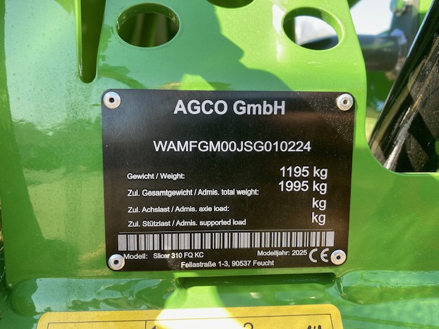 Fendt Slicer 310 FQ KC - Segadora: foto 2 Fendt Slicer 310 FQ KC - Segadora: foto 2
