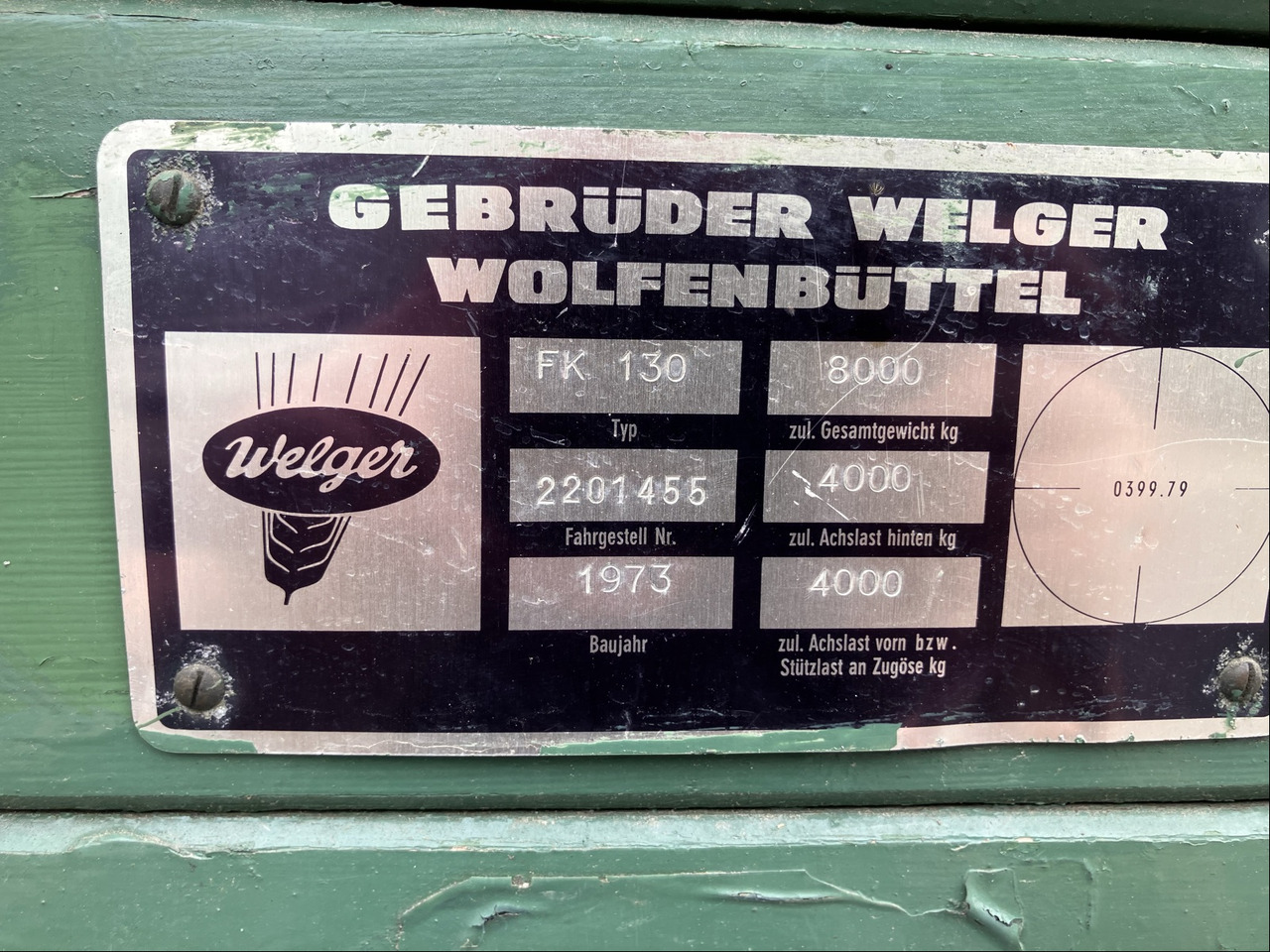 Welger FK 130 Anhänger 2-Seiten - Camión volquete: foto 4 Welger FK 130 Anhänger 2-Seiten - Camión volquete: foto 4