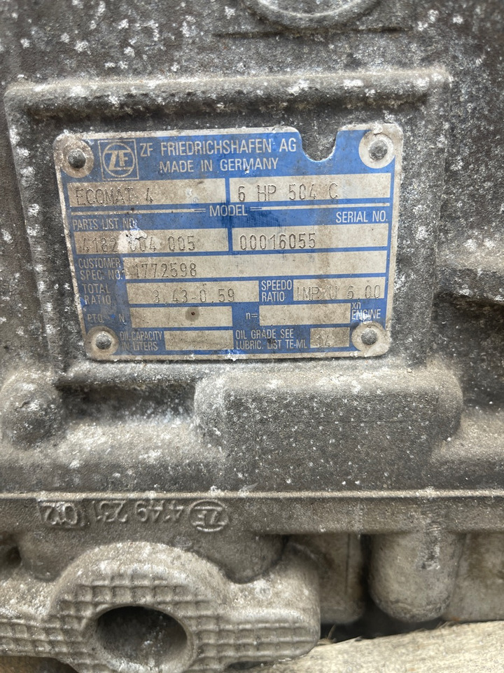 SCANIA 6HP504C - Caja de cambios para Camión: foto 3 SCANIA 6HP504C - Caja de cambios para Camión: foto 3