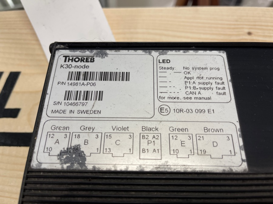 THOREB K30-NODE - Sistema eléctrico para Camión: foto 2 THOREB K30-NODE - Sistema eléctrico para Camión: foto 2