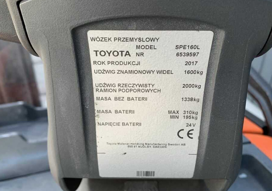BT SPE160L - Apilador: foto 4 BT SPE160L - Apilador: foto 4