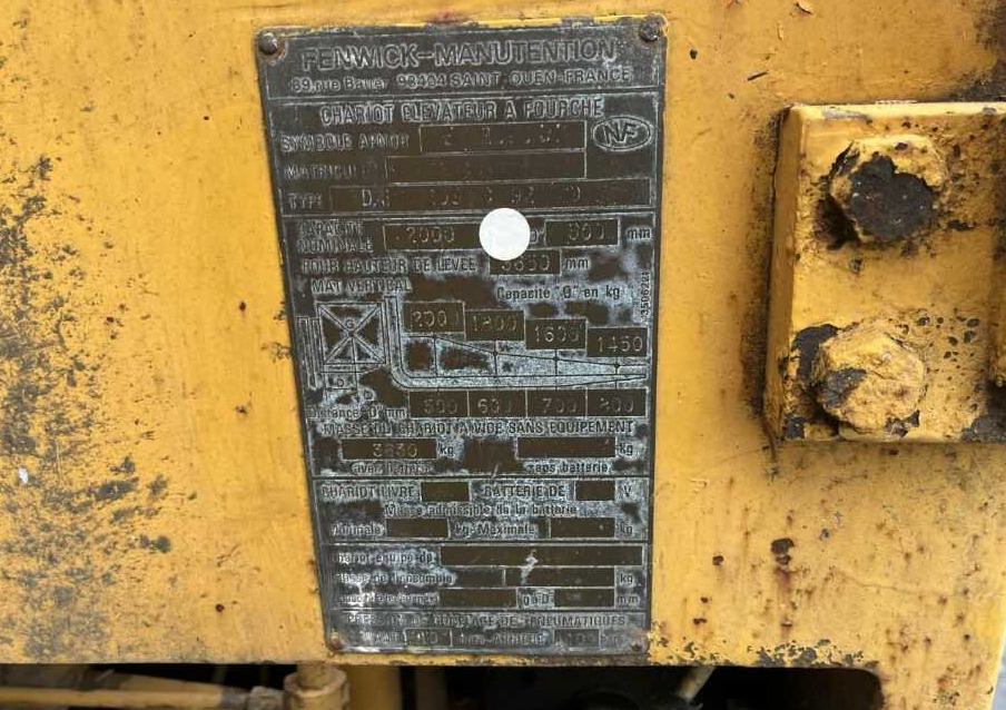 Fenwick DAP205 - Carretilla elevadora diésel: foto 4 Fenwick DAP205 - Carretilla elevadora diésel: foto 4