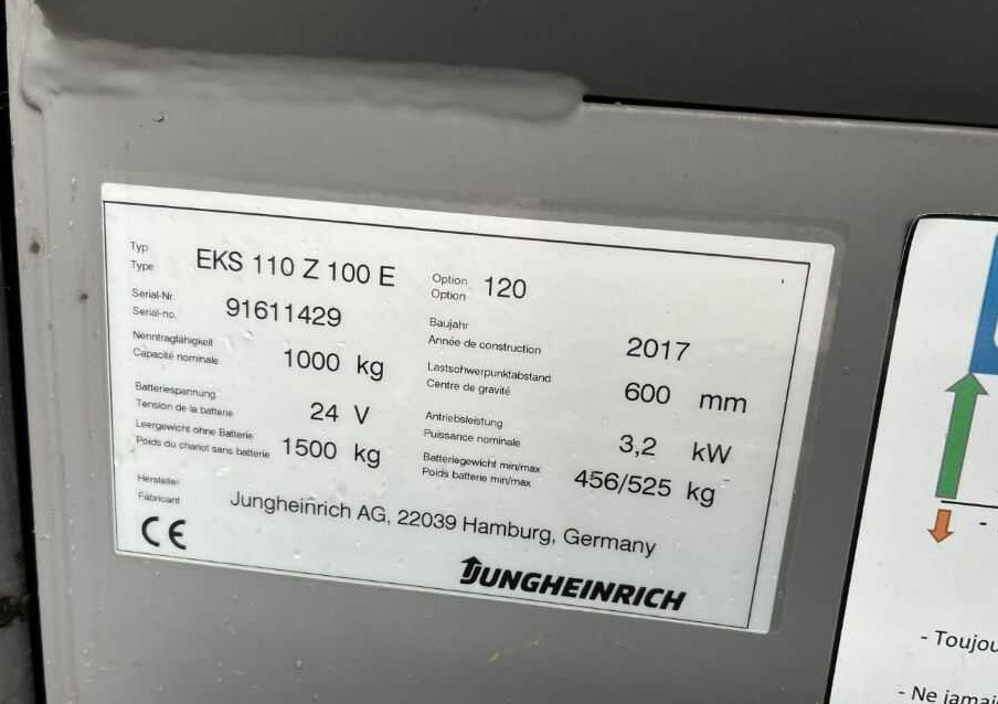 Jungheinrich EKS110 - Recoge pedidos: foto 4 Jungheinrich EKS110 - Recoge pedidos: foto 4