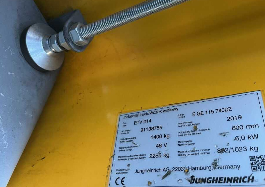 Jungheinrich ETV214 - Retráctil: foto 4 Jungheinrich ETV214 - Retráctil: foto 4