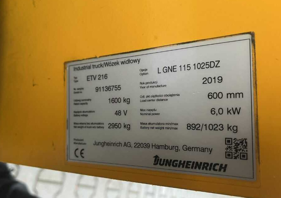 Jungheinrich ETV216 - Retráctil: foto 4 Jungheinrich ETV216 - Retráctil: foto 4