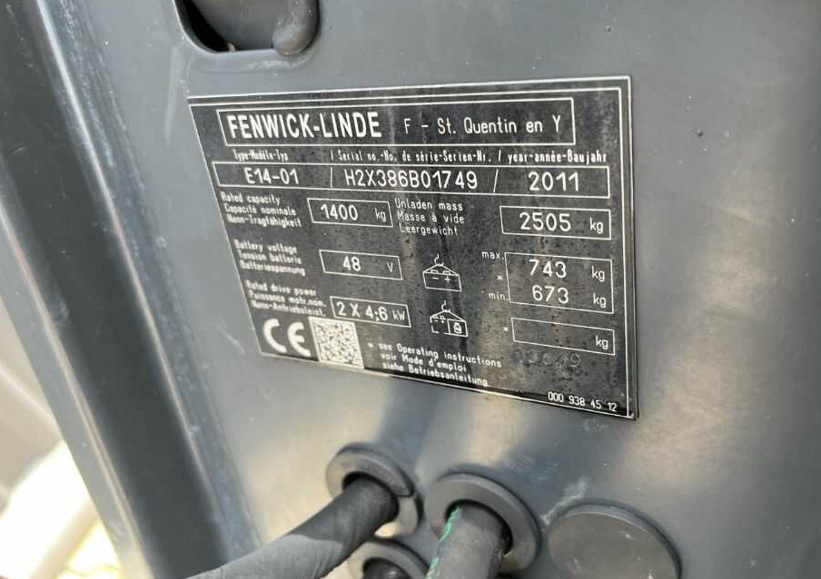 Linde E14-01 - Carretilla elevadora eléctrica: foto 4 Linde E14-01 - Carretilla elevadora eléctrica: foto 4
