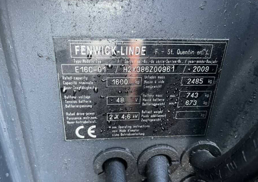 Linde E16C-01 - Carretilla elevadora eléctrica: foto 4 Linde E16C-01 - Carretilla elevadora eléctrica: foto 4
