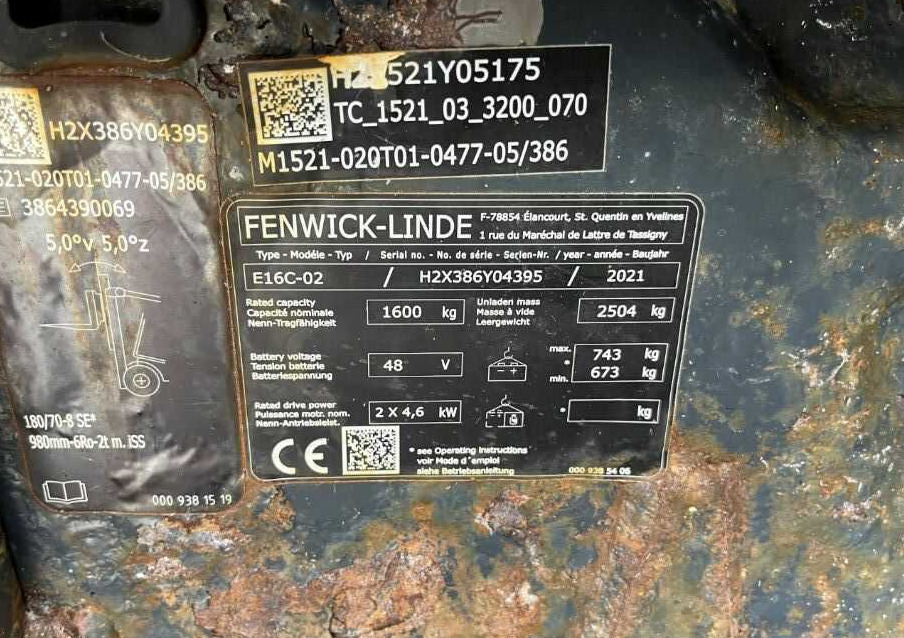 Linde E16C-02 - Carretilla elevadora eléctrica: foto 4 Linde E16C-02 - Carretilla elevadora eléctrica: foto 4
