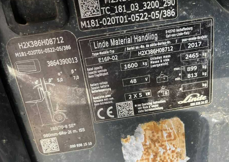 Linde E16P-02 - Carretilla elevadora eléctrica: foto 4 Linde E16P-02 - Carretilla elevadora eléctrica: foto 4