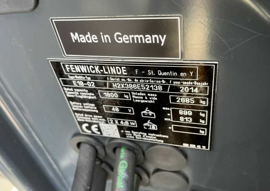 Linde E18-02 - Carretilla elevadora eléctrica: foto 4 Linde E18-02 - Carretilla elevadora eléctrica: foto 4