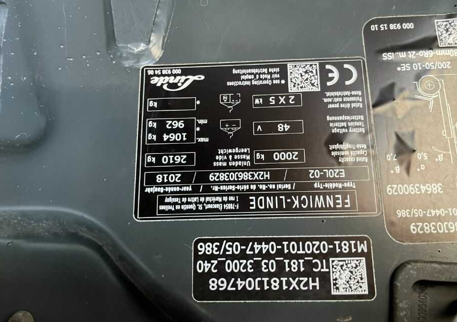 Linde E20L-02 - Carretilla elevadora eléctrica: foto 4 Linde E20L-02 - Carretilla elevadora eléctrica: foto 4