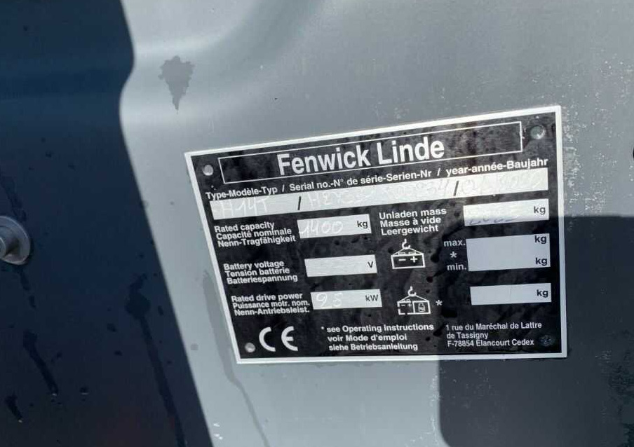 Linde H14T-01 - Carretilla elevadora de gas: foto 4 Linde H14T-01 - Carretilla elevadora de gas: foto 4