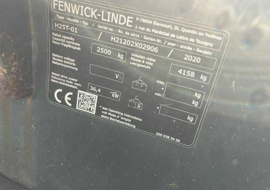 Linde H25T-01 - Carretilla elevadora de gas: foto 4 Linde H25T-01 - Carretilla elevadora de gas: foto 4