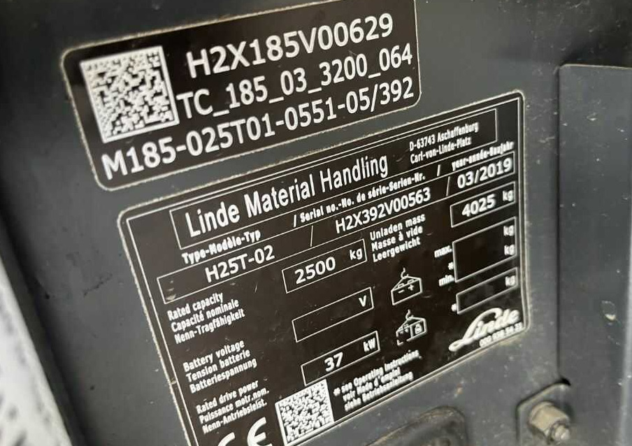 Linde H25T-02 - Carretilla elevadora de gas: foto 5 Linde H25T-02 - Carretilla elevadora de gas: foto 5