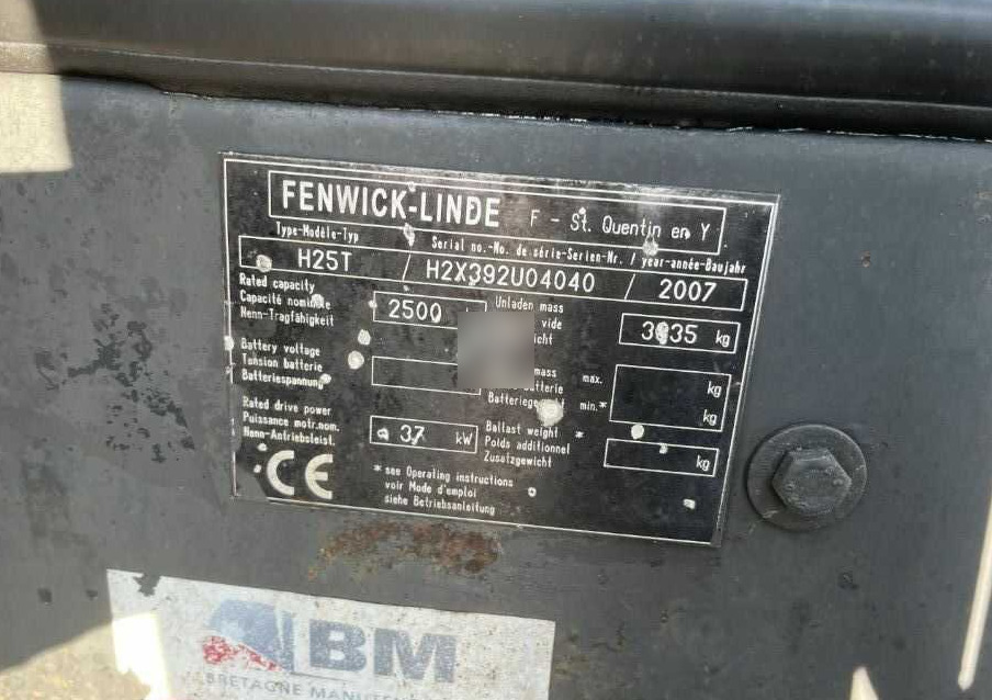 Linde H25T - Carretilla elevadora de gas: foto 4 Linde H25T - Carretilla elevadora de gas: foto 4