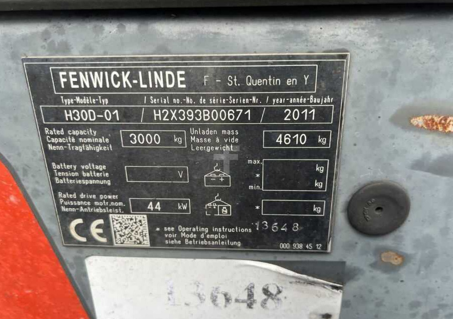 Linde H30D-01 - Carretilla elevadora diésel: foto 4 Linde H30D-01 - Carretilla elevadora diésel: foto 4