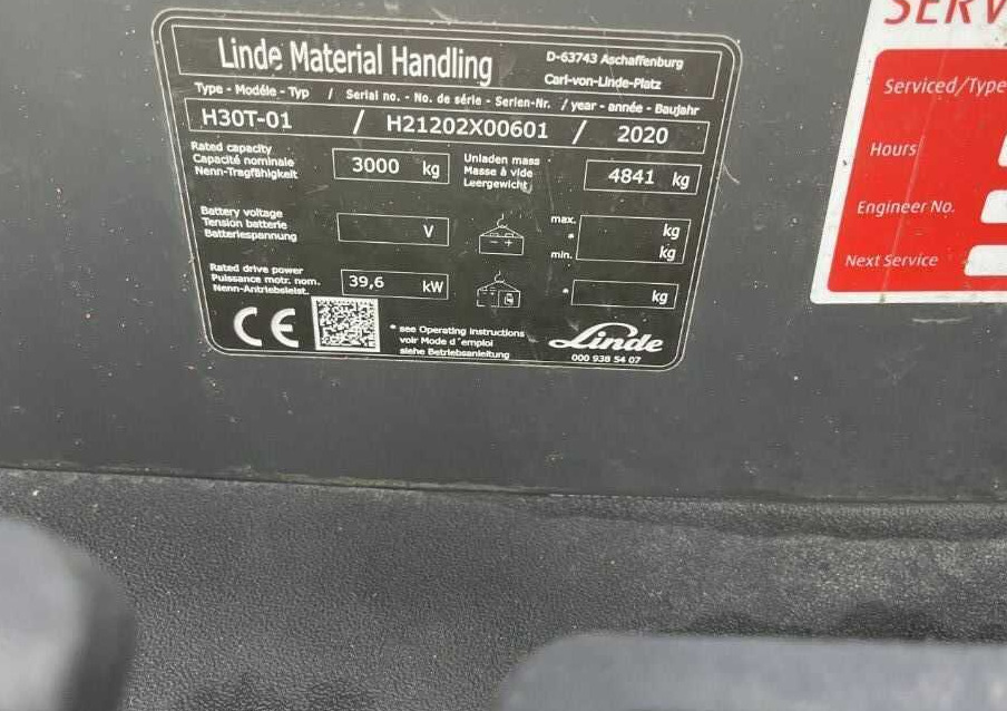 Linde H30T-01 - Carretilla elevadora de gas: foto 4 Linde H30T-01 - Carretilla elevadora de gas: foto 4