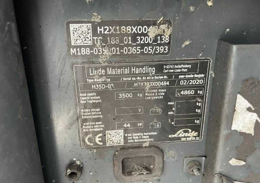 Linde H35D-02 - Carretilla elevadora diésel: foto 4 Linde H35D-02 - Carretilla elevadora diésel: foto 4