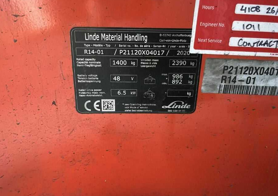 Linde R14-01 - Retráctil: foto 4 Linde R14-01 - Retráctil: foto 4