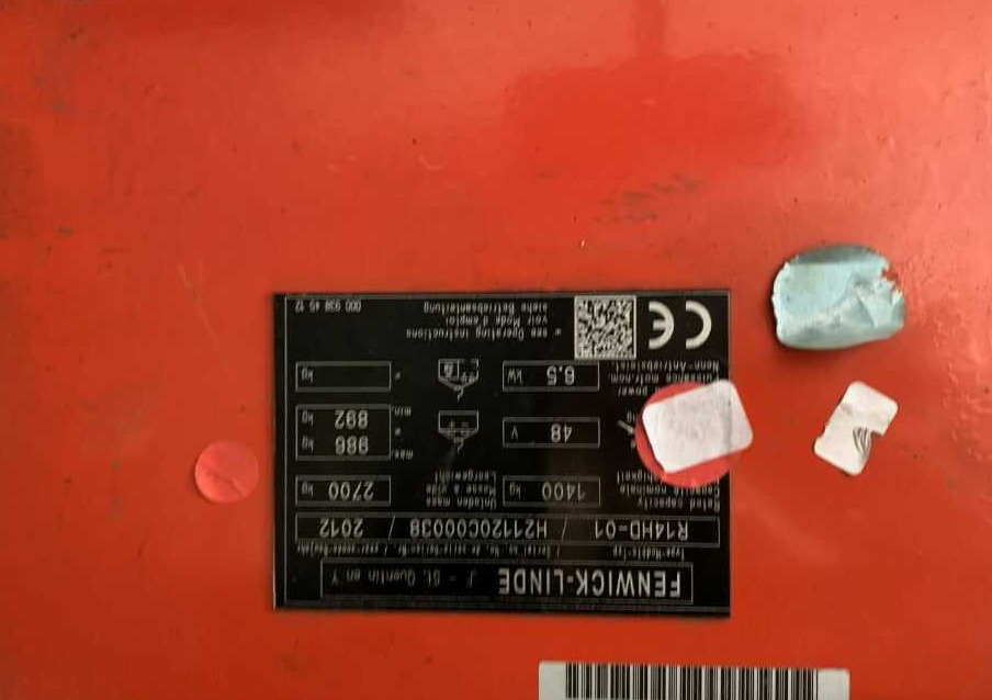 Linde R14HD-01 - Retráctil: foto 4 Linde R14HD-01 - Retráctil: foto 4