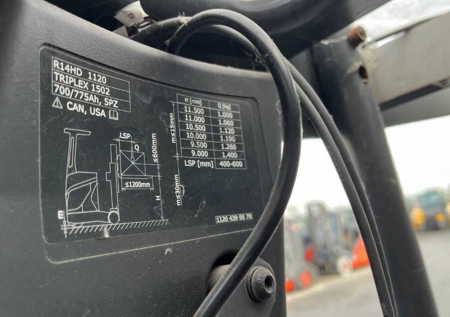 Retráctil Linde R14HD-01: foto 7