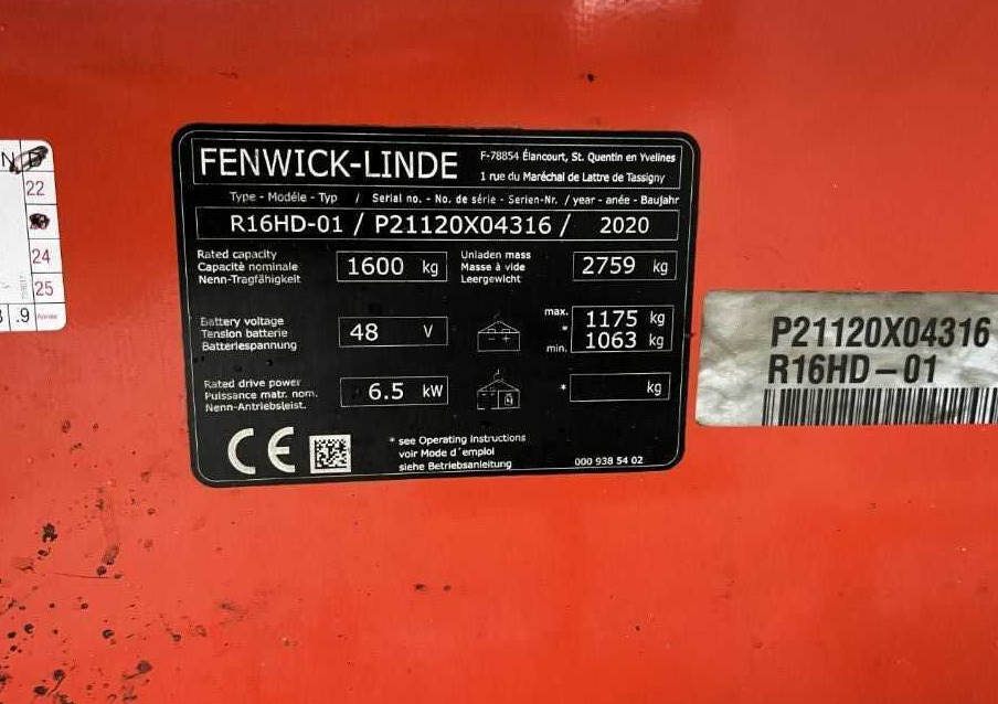 Linde R16HD-01 - Retráctil: foto 4 Linde R16HD-01 - Retráctil: foto 4